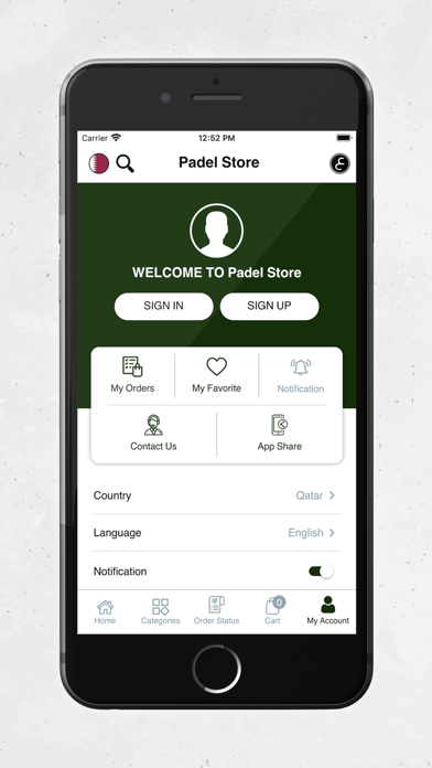 Padel Store Screenshot