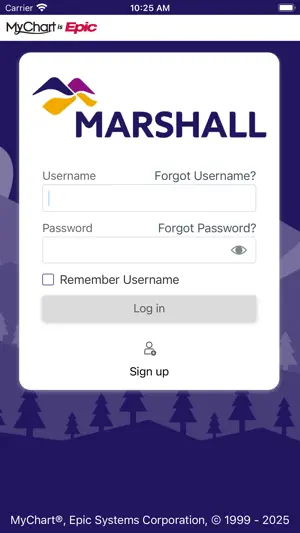 Marshall MyChart screenshot 1