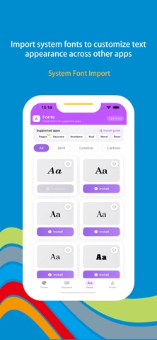 Wonder Font - Cool Fonts iPhone screenshot