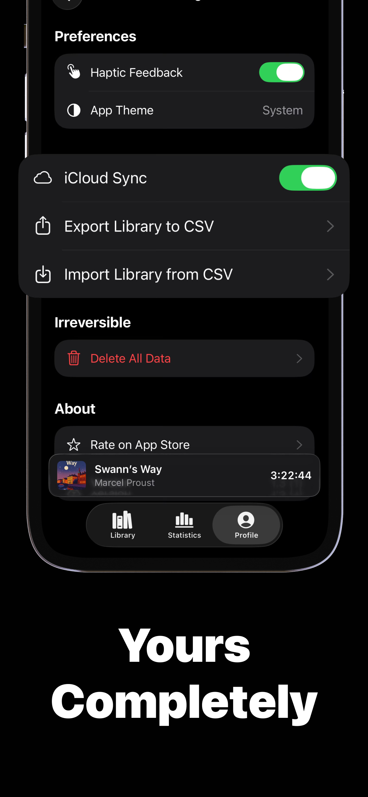 Book Reading Tracker — TACET screenshot 9