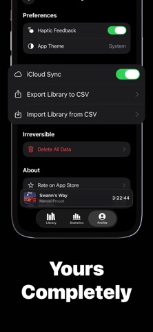 Book Reading Tracker — TACET Screenshot 9 of 10