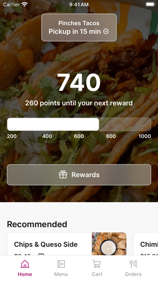 Pinches Tacos iPhone screenshot 1 - Food & Drink app