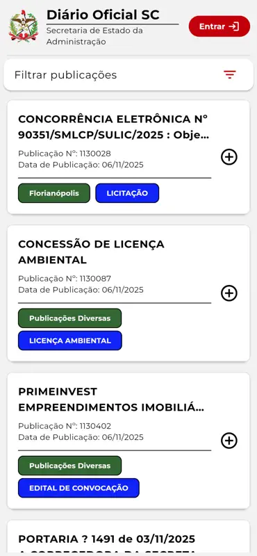 Diário Oficial de SC screenshot 3 of 3