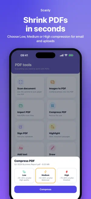 Scanly: PDF Scanner & Editor screenshot 3