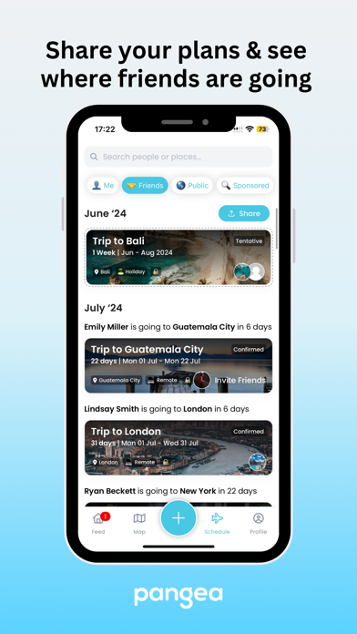 Pangea - Share Plans & Recs Screenshot