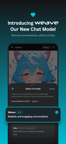 BubbleChat – AI character chat Screenshot 2 of 7