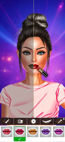 Makeover Dress Up Girls Game iPhone screenshot