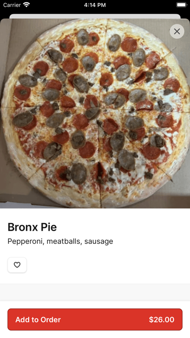 Brooklynz Pizza iPhone screenshot 4 - Food & Drink app