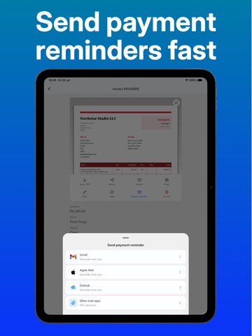 easyInvoice - Invoice maker iPad screenshot