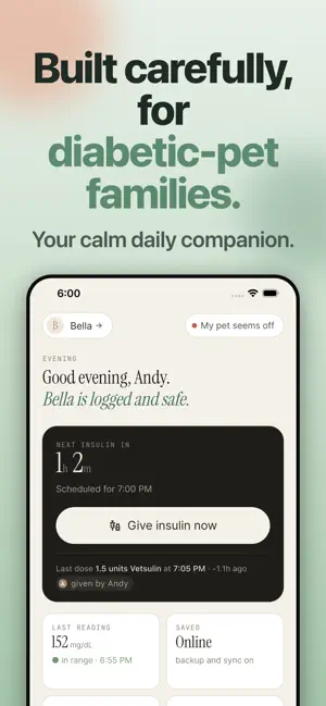 Lumi: Diabetic Pet Tracker screenshot 1