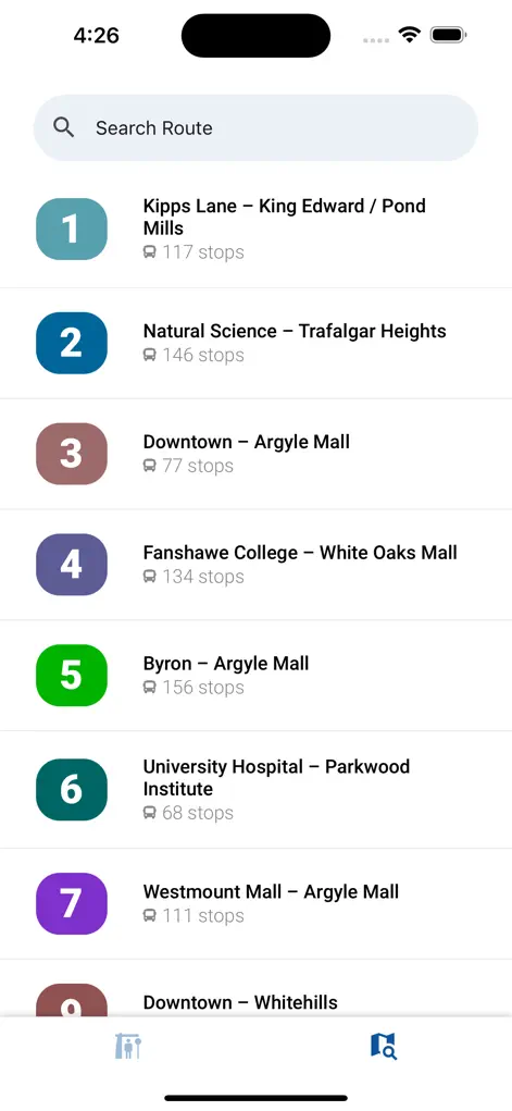 London Transit (LTC) - Navigation App | MWM