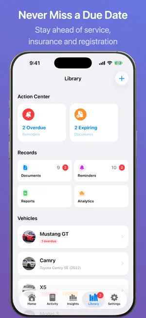 DriveVault - Vehicle Log screenshot 2