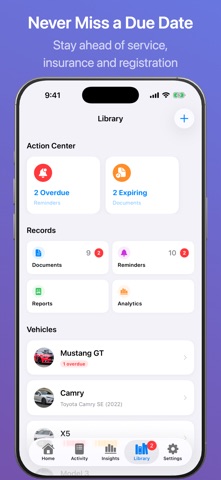 DriveVault - Vehicle Log Screenshot 2 of 9