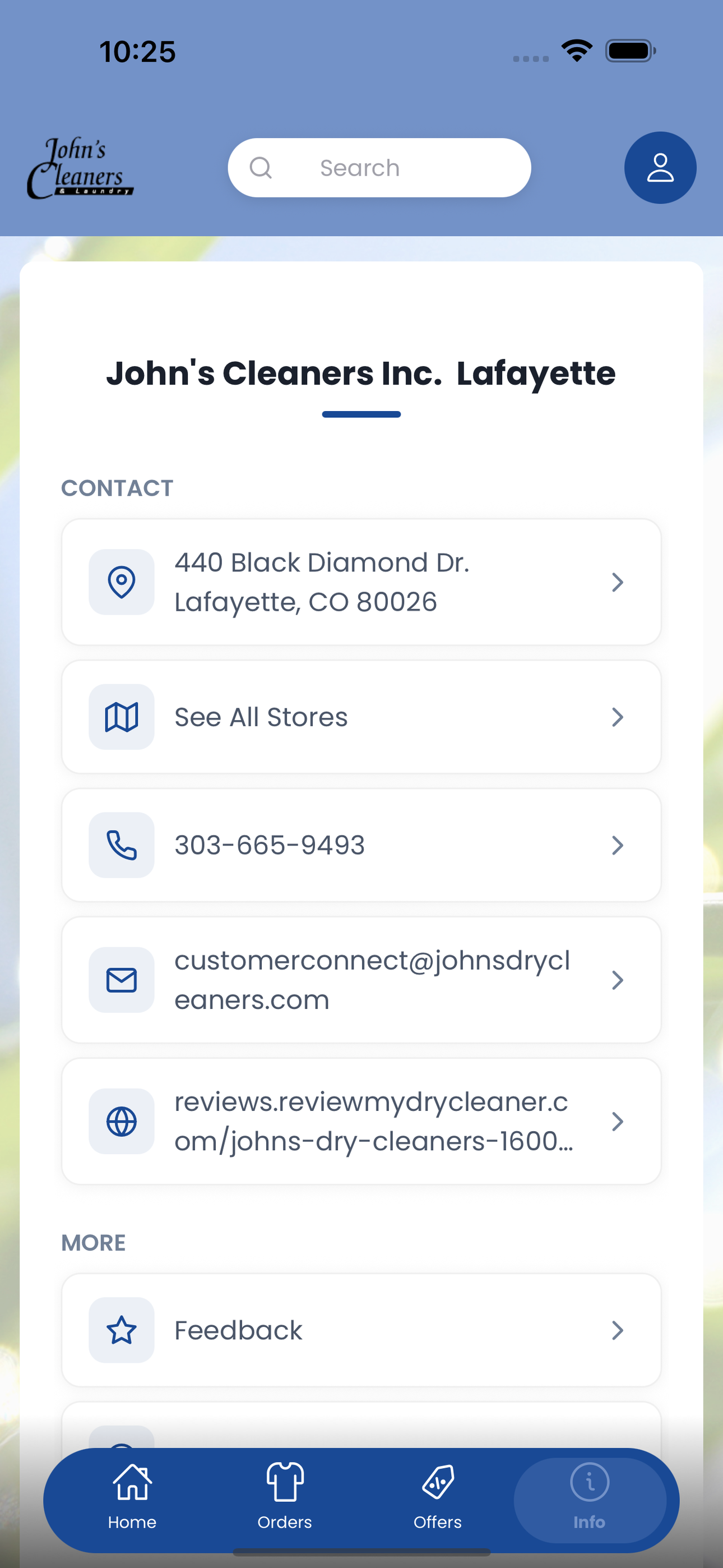 John's Cleaners & Laundry screenshot 3