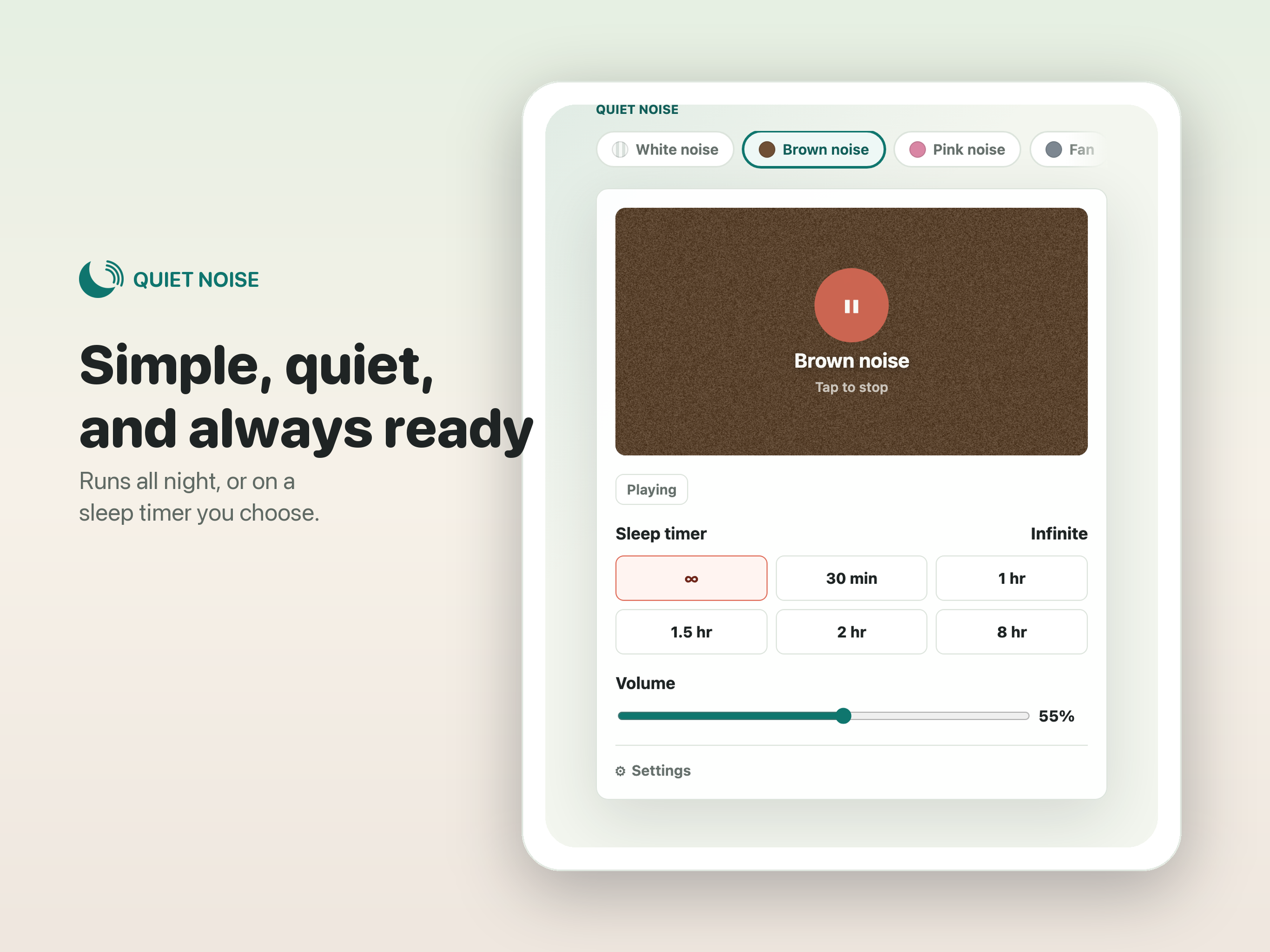 Quiet Noise: Sleep & Focus screenshot 4