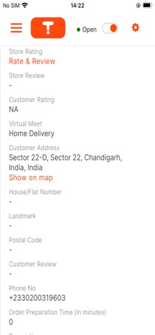 Tap & Order Merchant screenshot