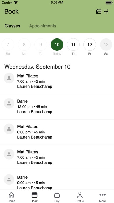 App screenshot