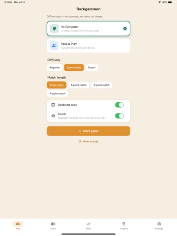 Gammonix: Backgammon Board iPad screenshot