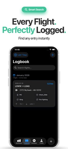 PilotLinked Logbook for Pilots Screenshot 2 of 6