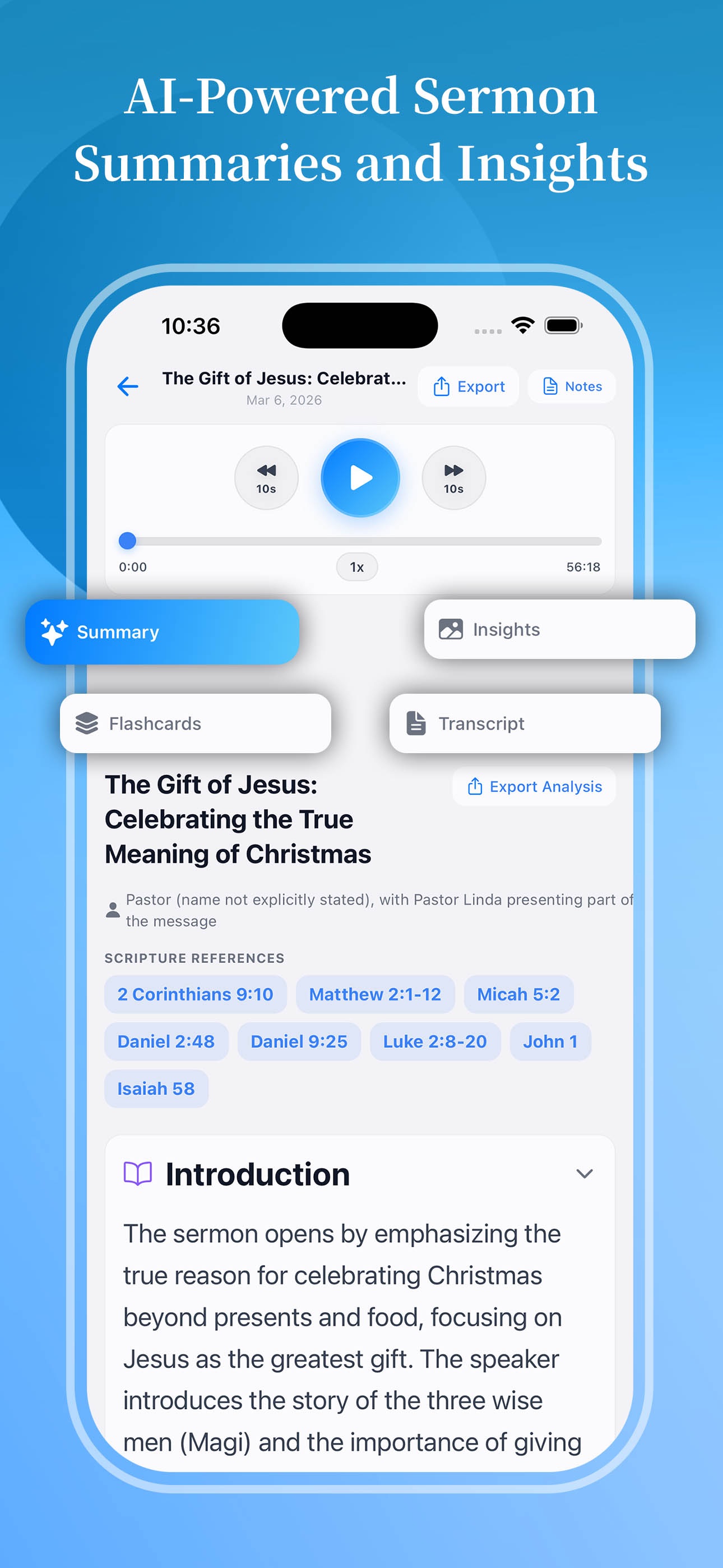 Screenshot 3 of Sermon Recorder & Notes