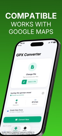 GPX to Maps Converter Screenshot 2 of 5