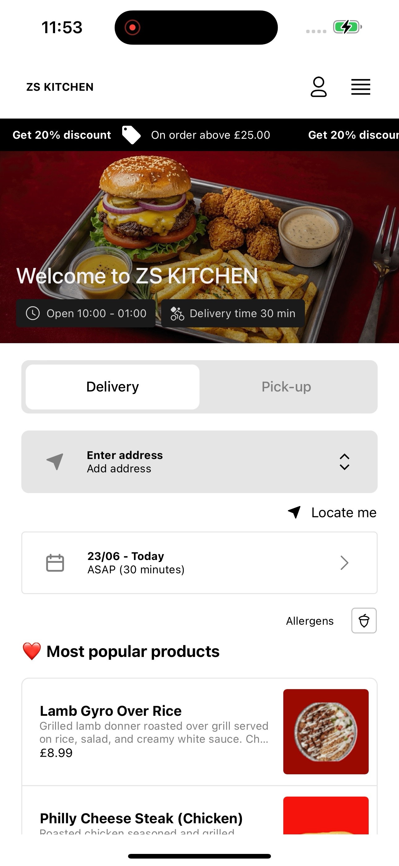 Screenshot 1 of ZS KITCHEN