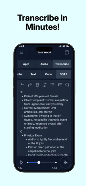 MedTranscribeAi screenshot 1