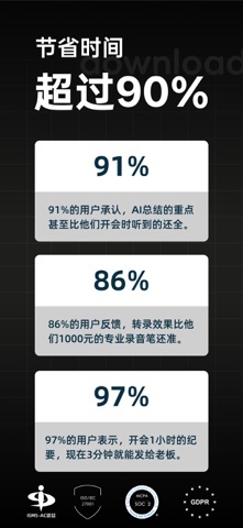 Atter AI：语音转文字·录音转文字助手·会议纪要神器 screenshot