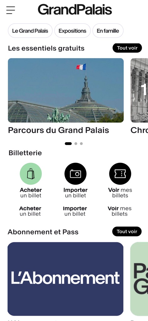 Grand Palais, Paris - grand-palais-paris-app-interface