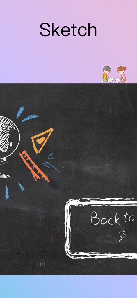 Blackboard-Chalk writing board - blackboard-chalkboard-sketch-app