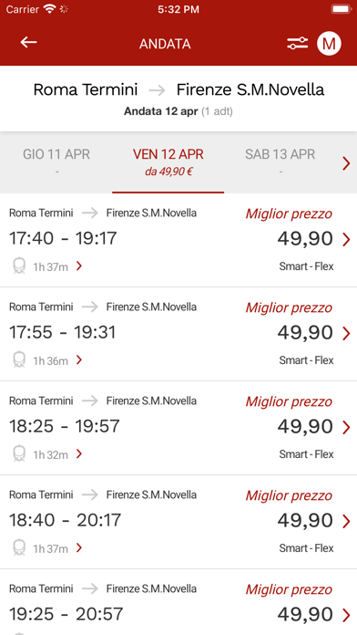 Screenshot #2 pour Italo Treno: treni e biglietti