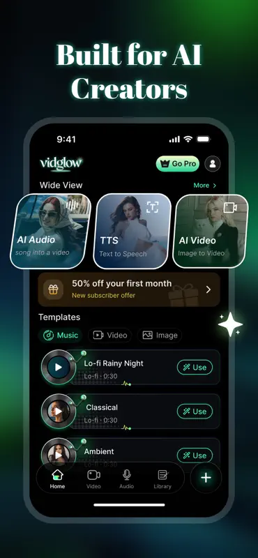 VidGlow: AI Video & Voice screenshot 2 of 5