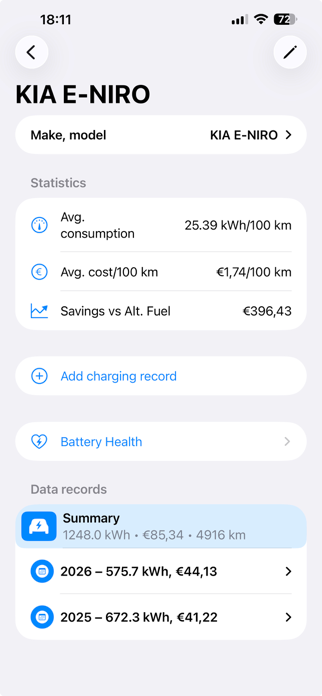 EVTracker App Screenshot 4 of 9