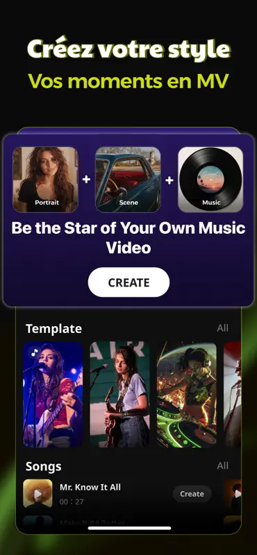 Enkio: AI-Musikvideo-Generator screenshot 7 of 8