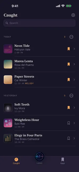 SongCatcher screenshot 1