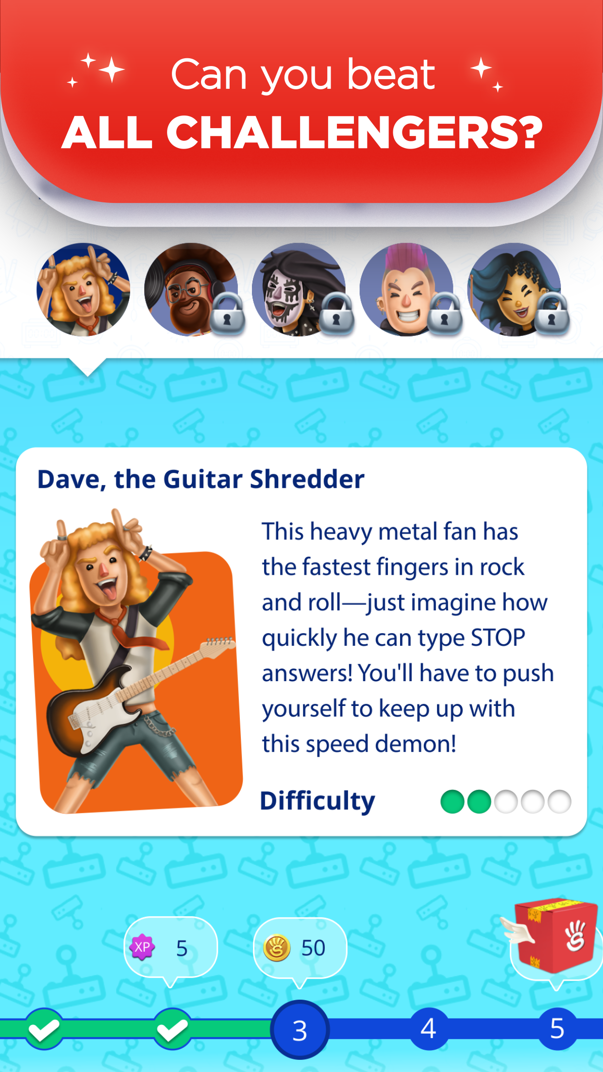 Stop 2 - Word Trivia Game screenshot 3