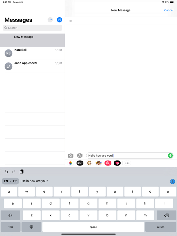 Screenshot #5 pour Translate Keyboard for Chat