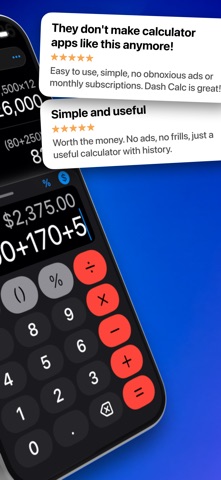 Dash Calc: Simple Fast Math Screenshot 2 of 10