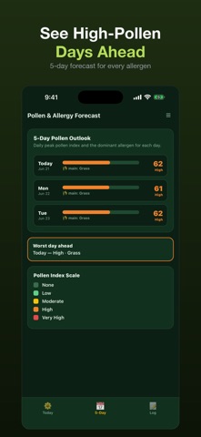 Pollen & Allergy Forecast Screenshot 3 of 3