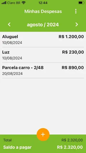 My Simple Expenses screenshot 2