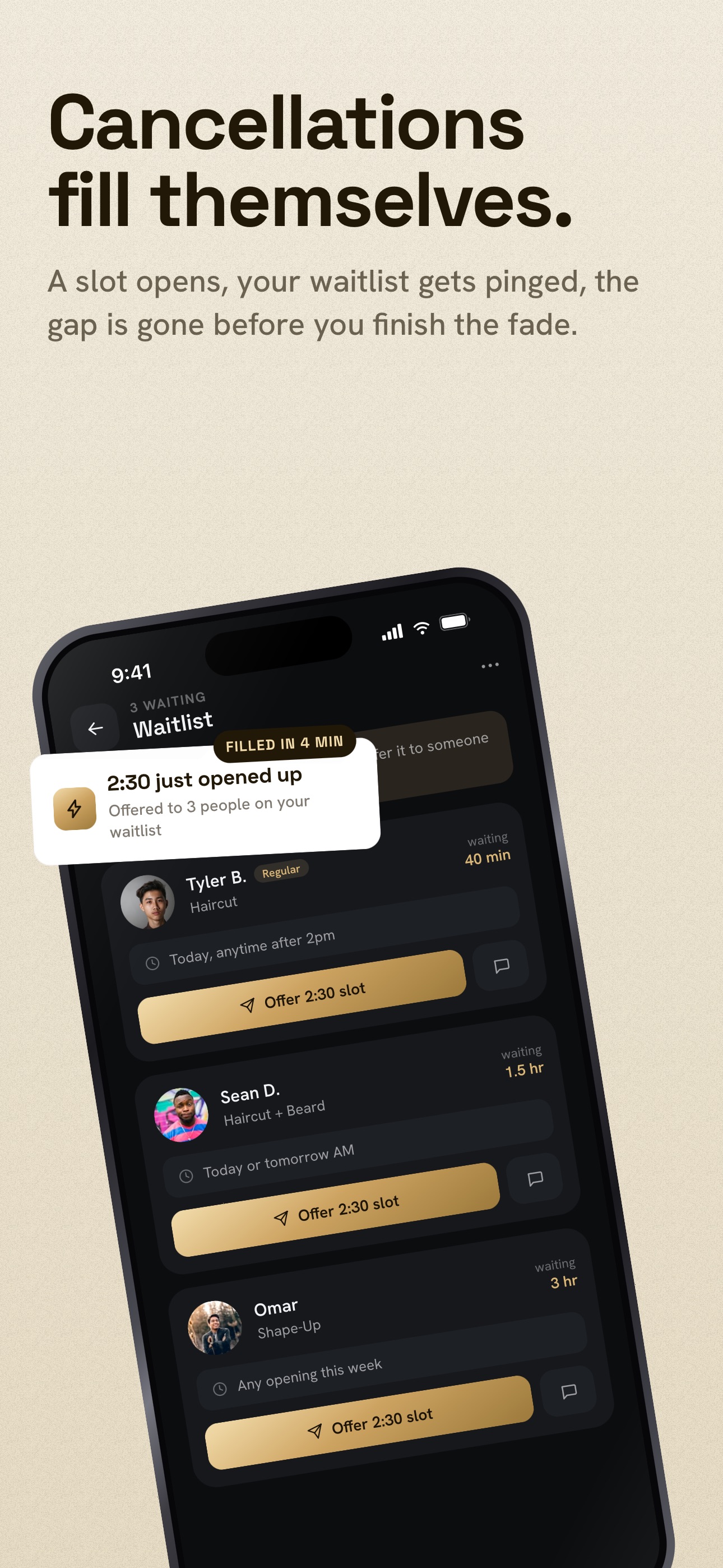 Screenshot 5 of Crown: Barber Booking App