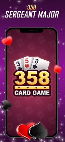 358 Card Game iPhone screenshot