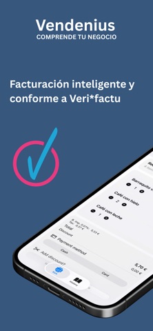 Vendenius - TPV+ con Verifactu iPhone screenshot