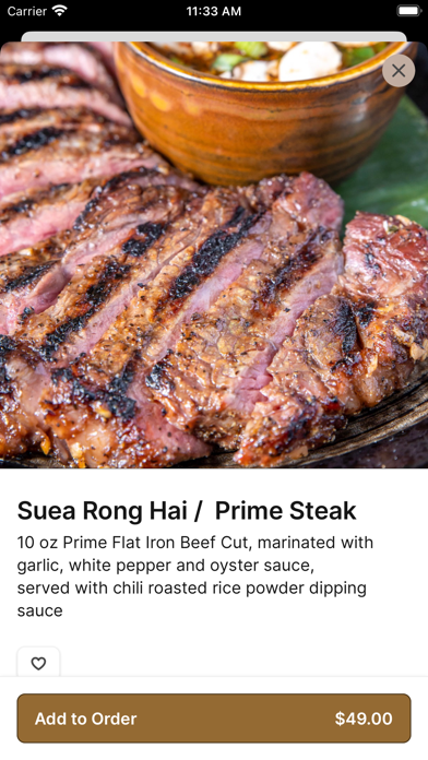 Chao Krung Thai iPhone screenshot 3 - Food & Drink app