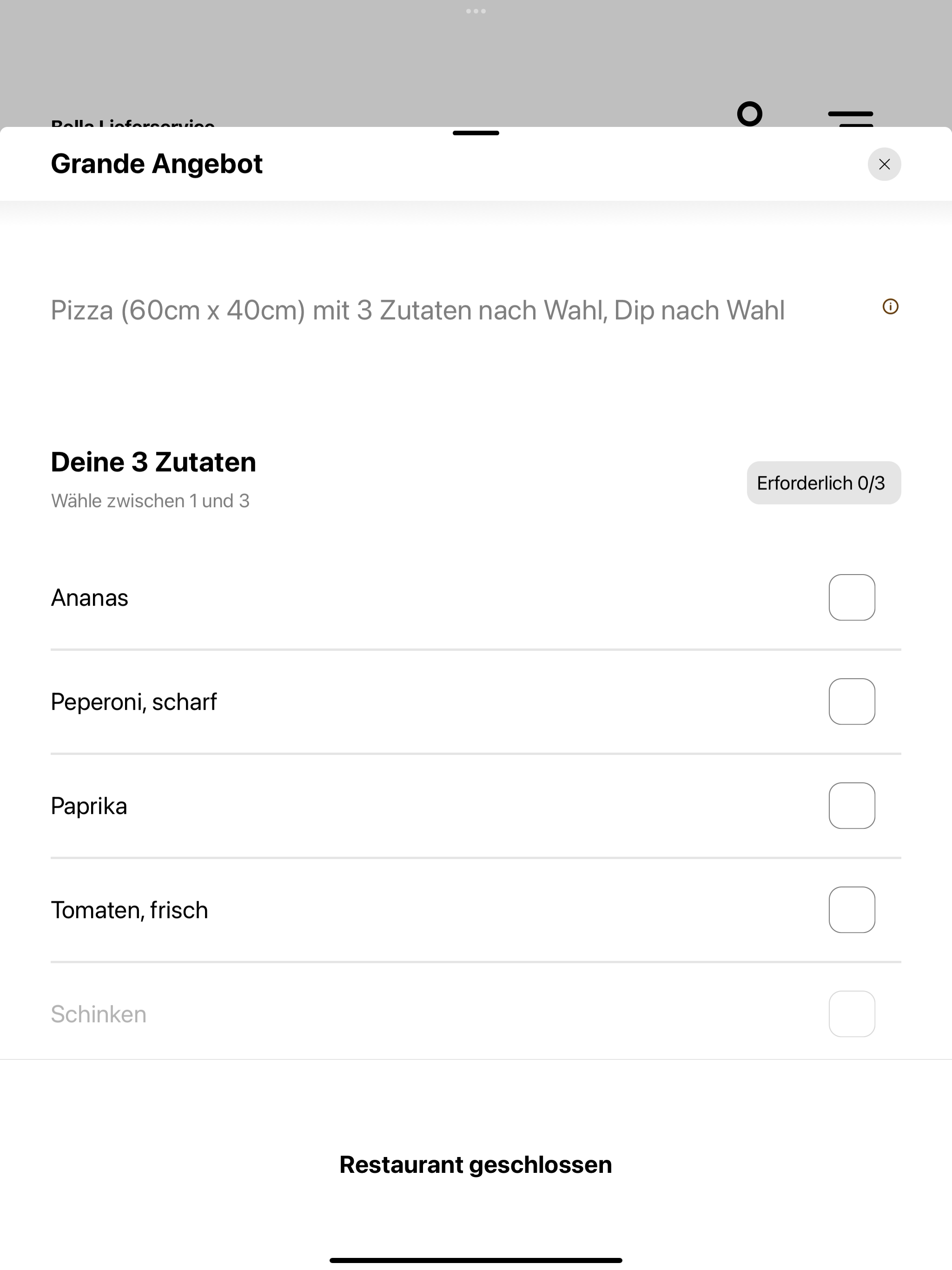 Bella Lieferservice screenshot 8