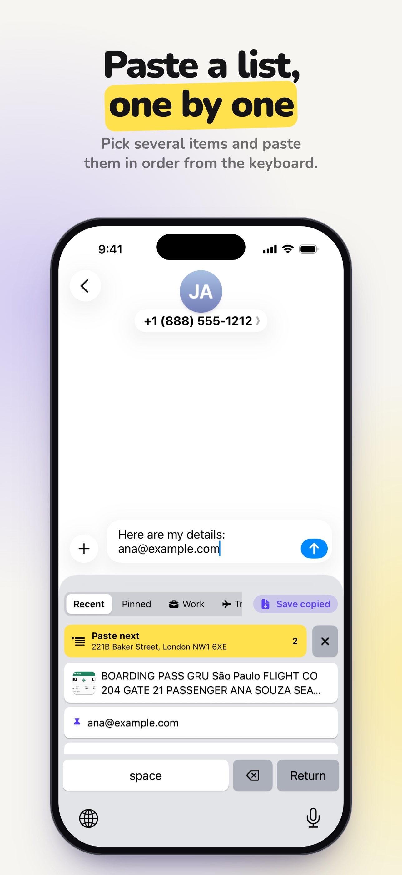 Screenshot 2 of Copyo – Clipboard Manager