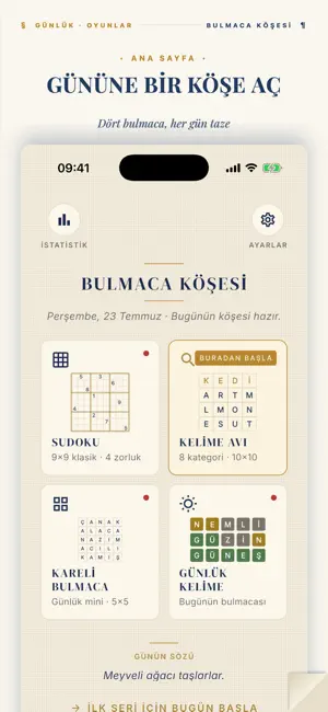 Bulmaca Köşesi: Sudoku Kelime screenshot 2