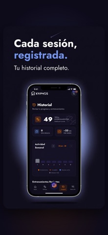 Xyphos Fitness iPhone screenshot