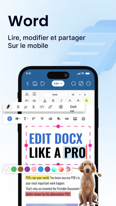 Screenshot #1 pour Office Word: Edit Word Docs