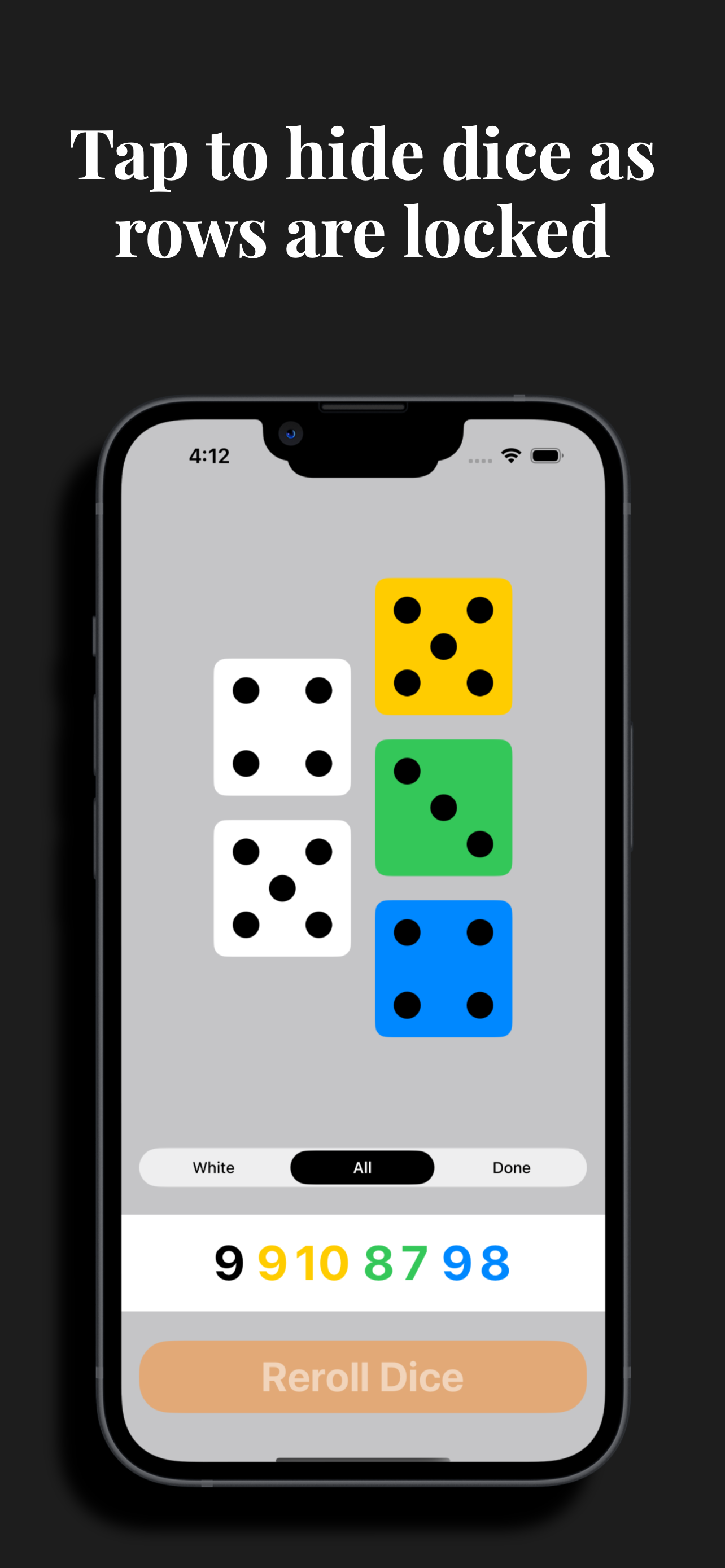 Qwixx Dice Assistant